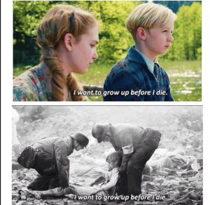 ... , Aw Rudy, The Book Thief Rudy Dies, The Book Thief Movie Quotes