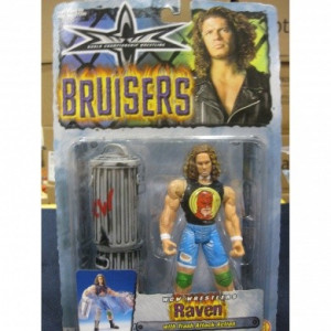 RAVEN WCW Bruisers Action Figure (VERY RARE) Free Shipping