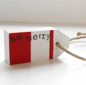 Darling Holiday Buoy ornaments from The Seaside Company .