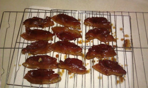 Fireball Whiskey Candied Bacon ... I don't even like bacon, but I ...