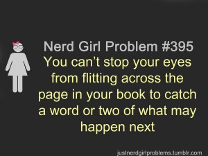 Nerd+Girl+Quotes | Nerd Girl Problem