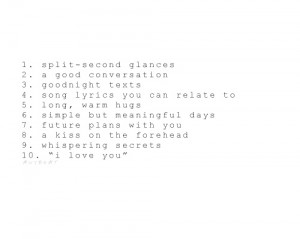 cute, goodnight, list, love, quote, text, words
