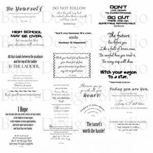 GRADUATION QUOTES Digital Word Art, Quotes about Success, Dr. Suess ...