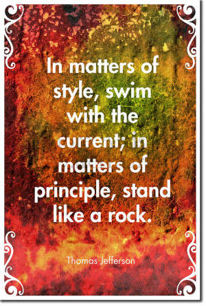 Thomas Jefferson Quote Poster 