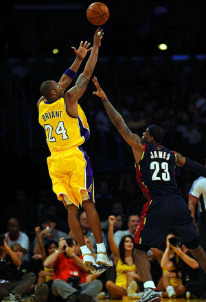 shot by shot, kobe won't outmatch lebron when it comes to 1-on-1 match ...