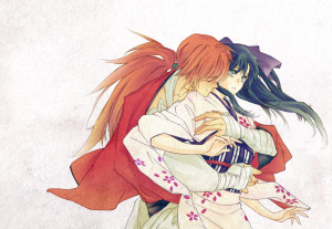 Pixiv Id 1828319, Rurouni Kenshin, Kamiya Kaoru, Himura Kenshin, Wind ...