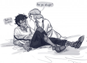 The Heroes of Olympus Leo meets Calypso