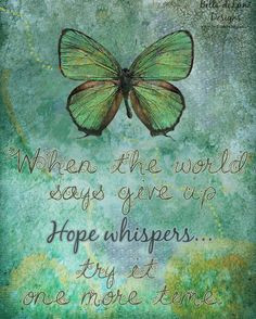 ... WHISPERS Inspirational Quote Butterfly Print 8x10 Healing Gift Art