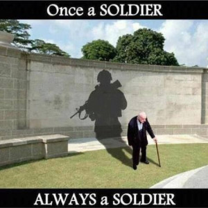 and sayings from facebook | ... always a soldier...Don't forget ...