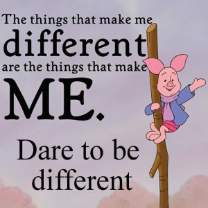 Dare to be different