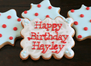 Happy Birthday Decorated Cookies
