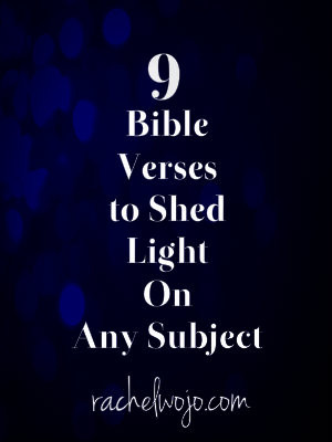 bible verses on light