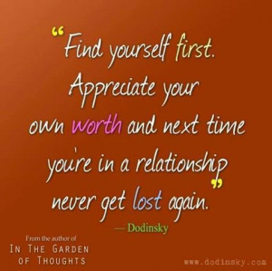 ... next time you’re in a relationship never get lost again. - Dodinsky