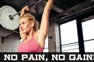 No Pain, No Gain Gym Girls Quotes Images