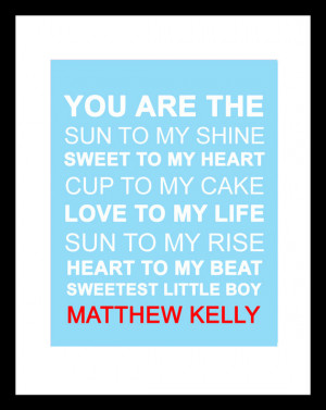 ... Art Decor-Christening Gift for Boys-Nursery Letters Wall Quotes