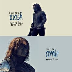 Bucky Barnes, the winter soldier - and batman quote (yeah, I know ...