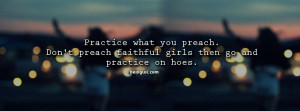 Practice What You Preach Facebook Timeline Cover
