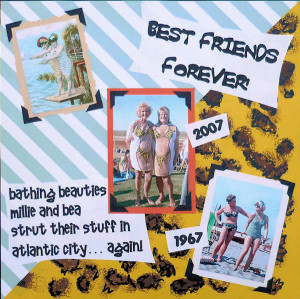 the friendship scrapbook layout ideas instructions and free vintage