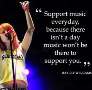 Quote by Hayley Williams from Paramore