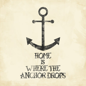 Where The Anchor Drops Art Print