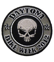 Daytona 2012 Round Grey Skull $3.99