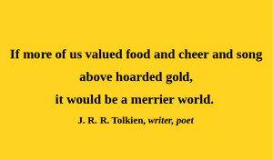Food and Song and Tolkien - Day 329