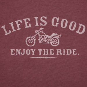 Men's Enjoy The Ride Motorcycle Short Sleeve Crusher Vee | Life is ...
