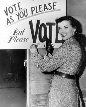 ... elections, voting, ballots, and even local elections of all sorts