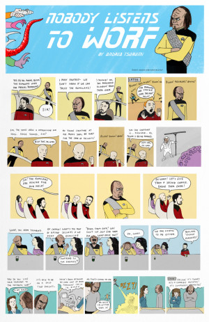 This webcomic is a brilliant response to that “ Worf Gets DENIED ...