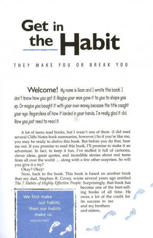 Habits Of Highly Effective Teens Poster The 7 habits of highly