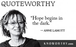 Quoteworthy: Anne Lamott Quotes on Not Giving Up