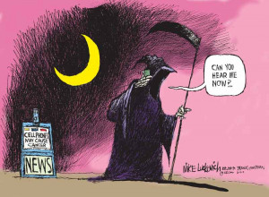 Political Cartoon is by Mike Luckovich in the Atlanta Journal ...
