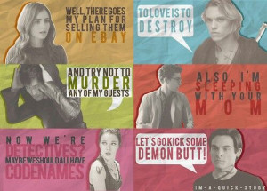 City of Bones funny quotes. Except for Jace, which has one if his only ...