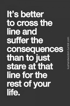 cross the line