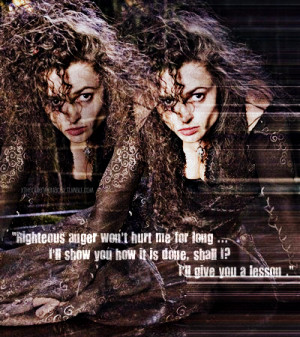 Bellatrix Lestrange. Quote from: Harry Potter and The Order of The ...