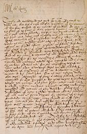 Official letter of Lady Jane Grey signing herself as 