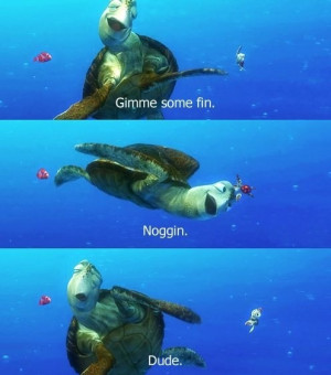 Finding Nemo, crush and squirt