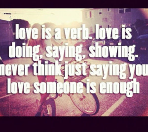 Words aren’t enough, actions speak everything.