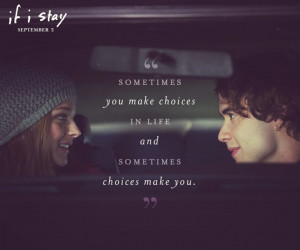 ... Grace Moretz and Jamie Blackley in IF I STAY... in cinemas Sept 3rd