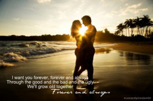 Forever and Always- Parachute - Song Lyrics & Quotes