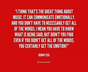 Ronny Cox Quotes