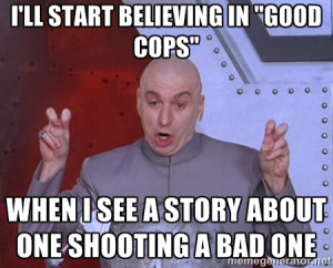Dr. Evil Air Quotes - I'll start believing in 