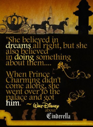 adorable, cinderella, disney, dreams, prince charming, quote, the dark ...