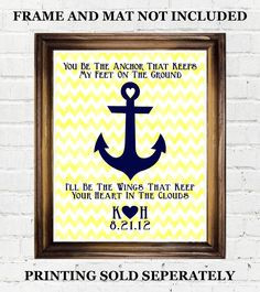 personalized anchor printable quote, navy coast guard wife girlfriend ...