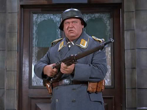 Sgt. Schultz with his .30-40 Krag Rifle, from the 1960’s sitcom ...