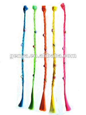 Kids straight Hair Extensions Children Fake Hair/hair accessory