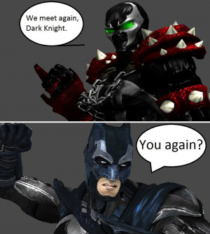Injustice: Spawn vs Batman by xXTrettaXx