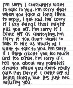 sorry I miss you.. This is cute and kinda sweet..Must pin it..LOL