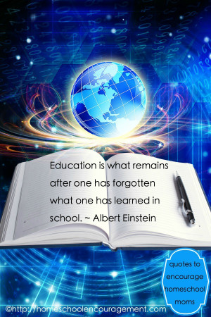 Education is what remains after one has forgotten what one has learned ...