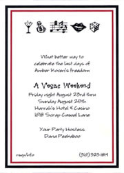 Las Vegas Weekend Invitation